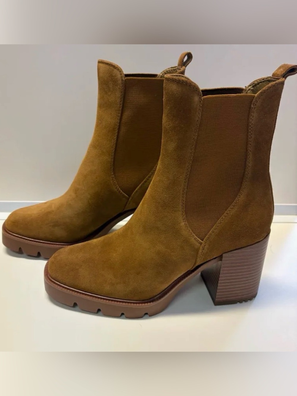 Sam Edelman Rollins Brown Suede Ankle Boots (Product Code: I2795L3200)